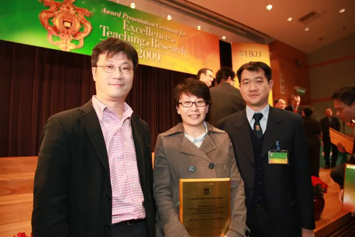 Prof. Barbara Chan, Prof. KY Sze, and Prof. Alfonso Ngan is awarded the ...